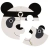 Bo Jungle                    Puzzle d'animaux (3pcs) - Panda/Eléphant/Lion