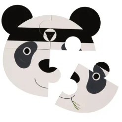 Bo Jungle Puzzle d'animaux (3pcs) - Panda/Eléphant/Lion