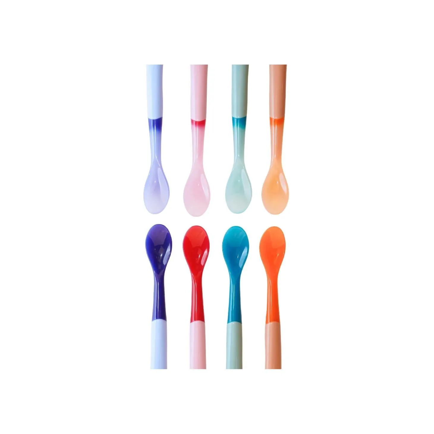 Bo Jungle Set de Cuillères Thermosensibles 4 pcs Multicolor