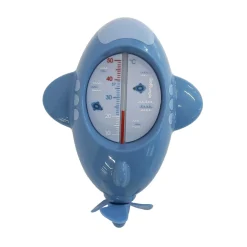 Bo Jungle Thermomètre de bain manuel sous marin Bleu foncé