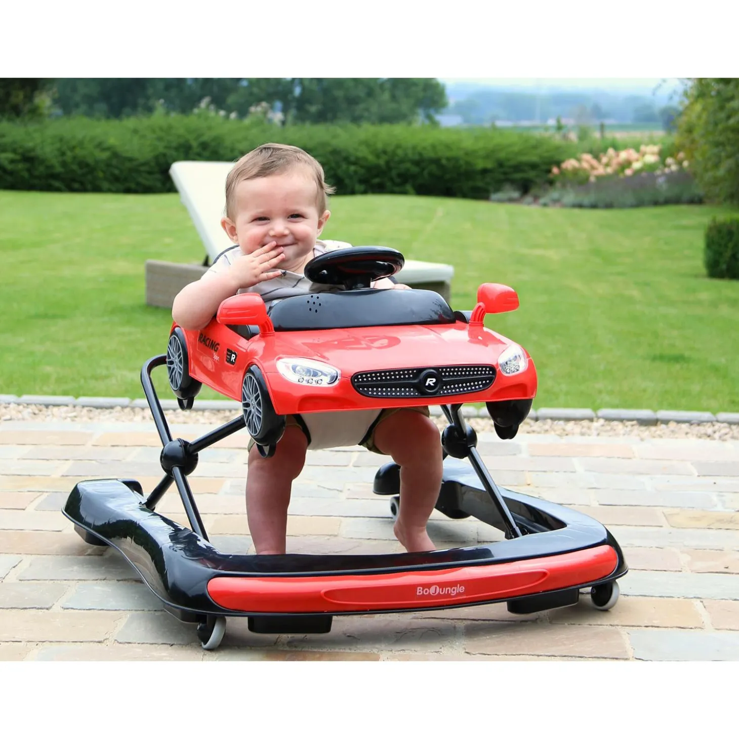 Bo Jungle Trotteur 3 en 1 ruby red