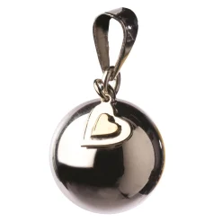 Bola                    Bijou de grossesse Bola    Argenté À Breloque Petit Coeur