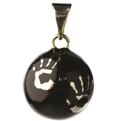 Bola                    Bijou de grossesse Bola    Noir Avec Mains