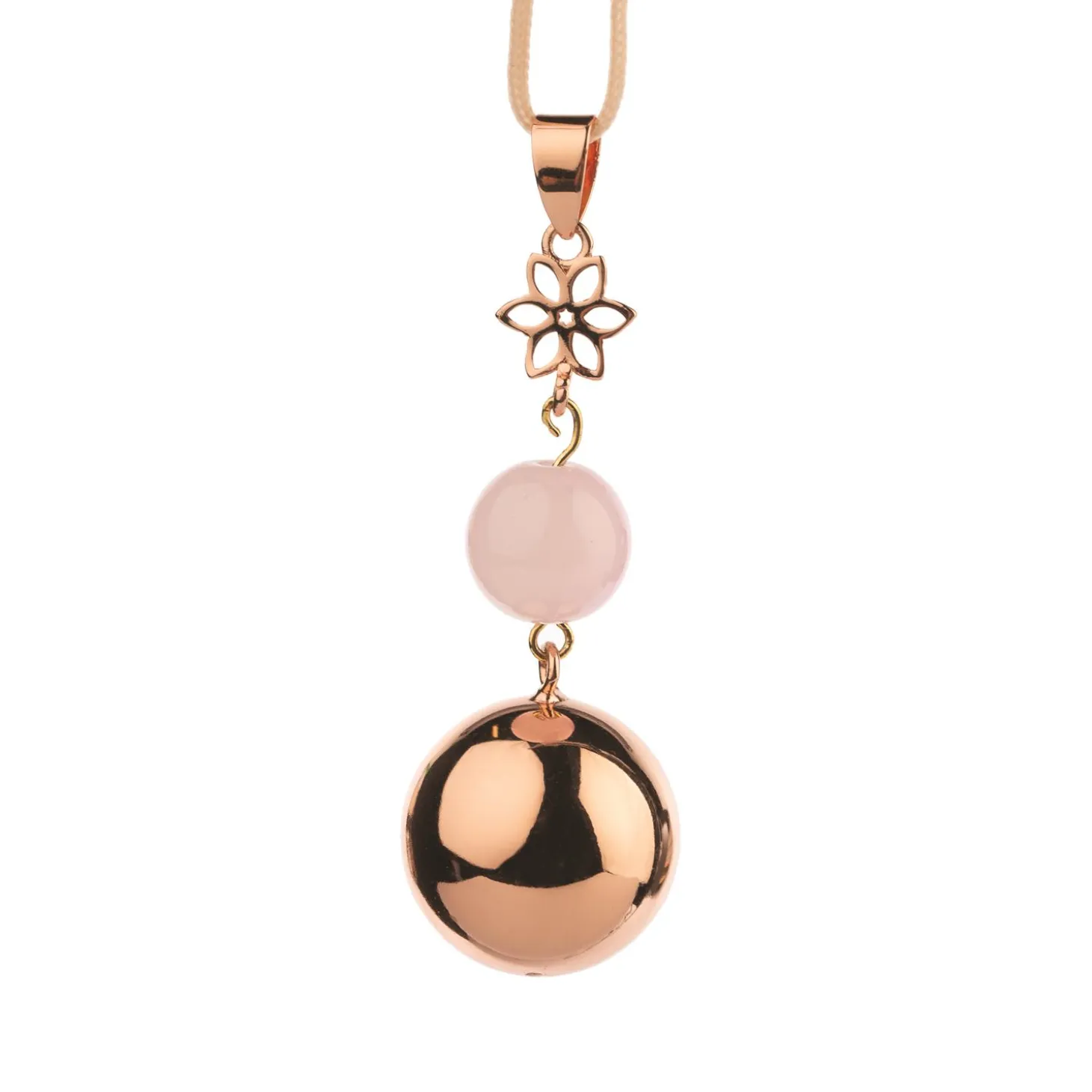 Bola Bijou de grossesse Bola Vo202 Rose Gold Pearl Flower