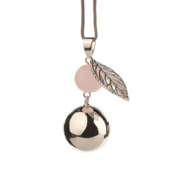 Bola                    Bijou de grossesse Bola    Vo204 Silver Pearl Leaf