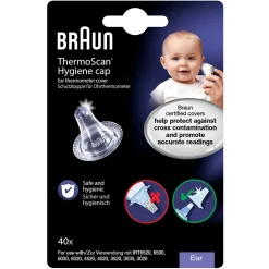 Braun                    Embouts ThermoScan (par 40)    Transparent