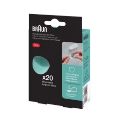 Braun                    Recharge 20 filtres mouche-bébé manuel    Bleu