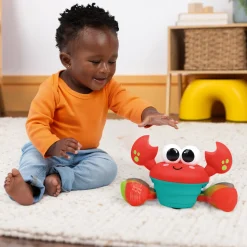 Bright Starts Jouet Crawling Crab Rouge