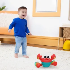 Bright Starts Jouet Crawling Crab Rouge