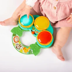Bright Starts Jouet musical Tambours Safari Multicolore