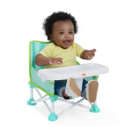 Bright Starts                    Rehausseur compact Pop ‘N Sit Cabana    Sarcelle