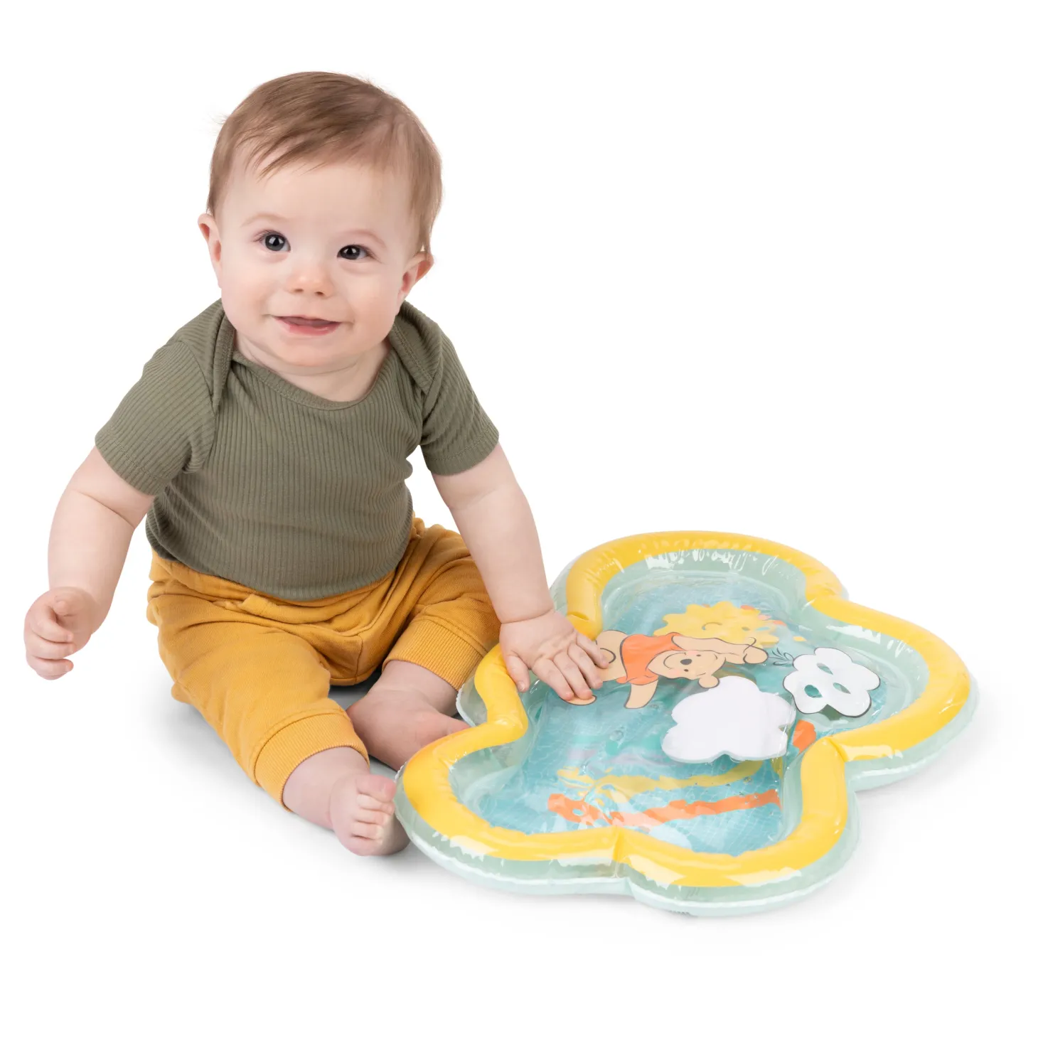 Bright Starts Tapis d'eau Winnie L'Ourson Jaune