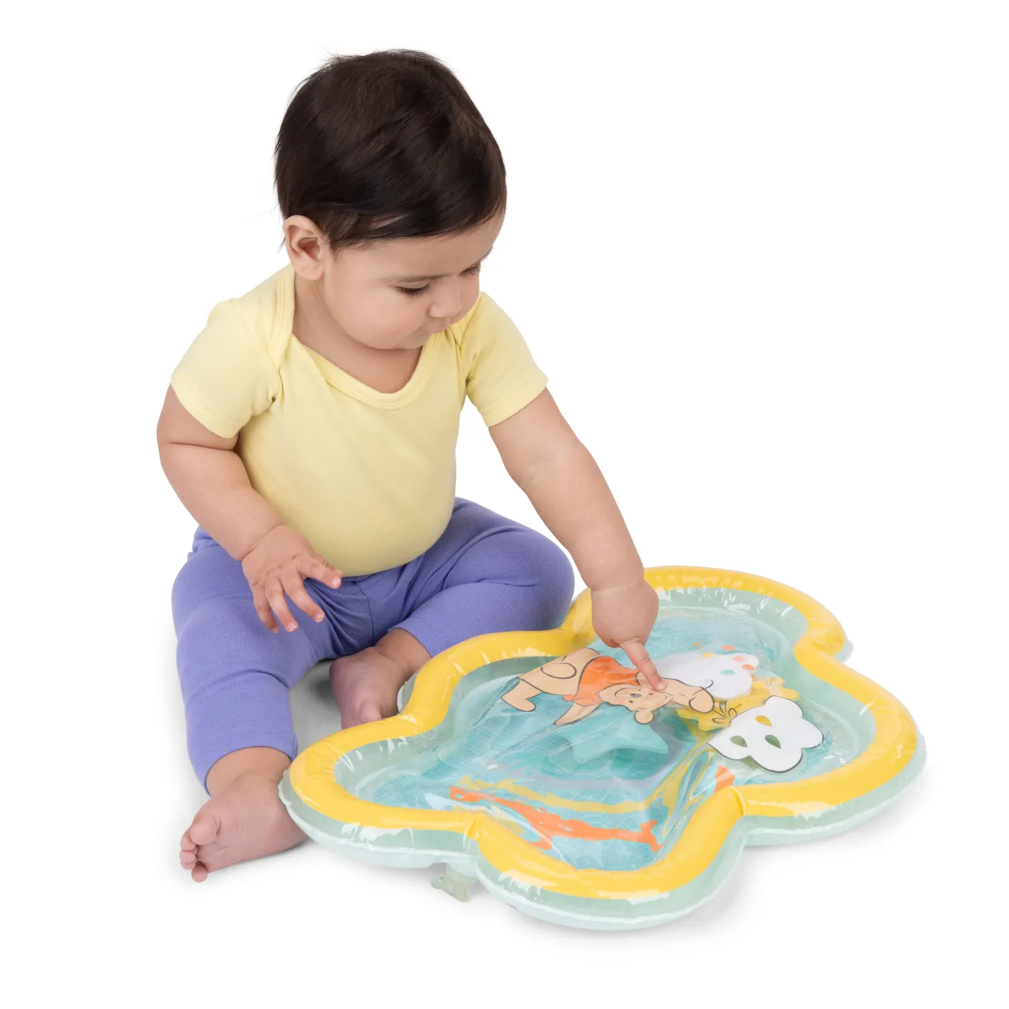 Bright Starts Tapis d'eau Winnie L'Ourson Jaune