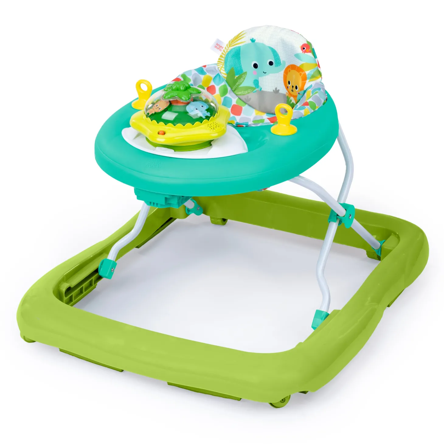 Bright Starts Trotteur 2-en-1 Wanderlights Vert