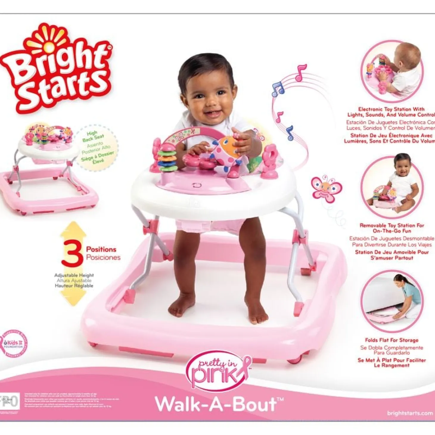 Bright Starts Trotteur JuneBerry Walk-A-Bout