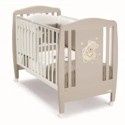 CAM                    Lit bébé    ourson lune beige