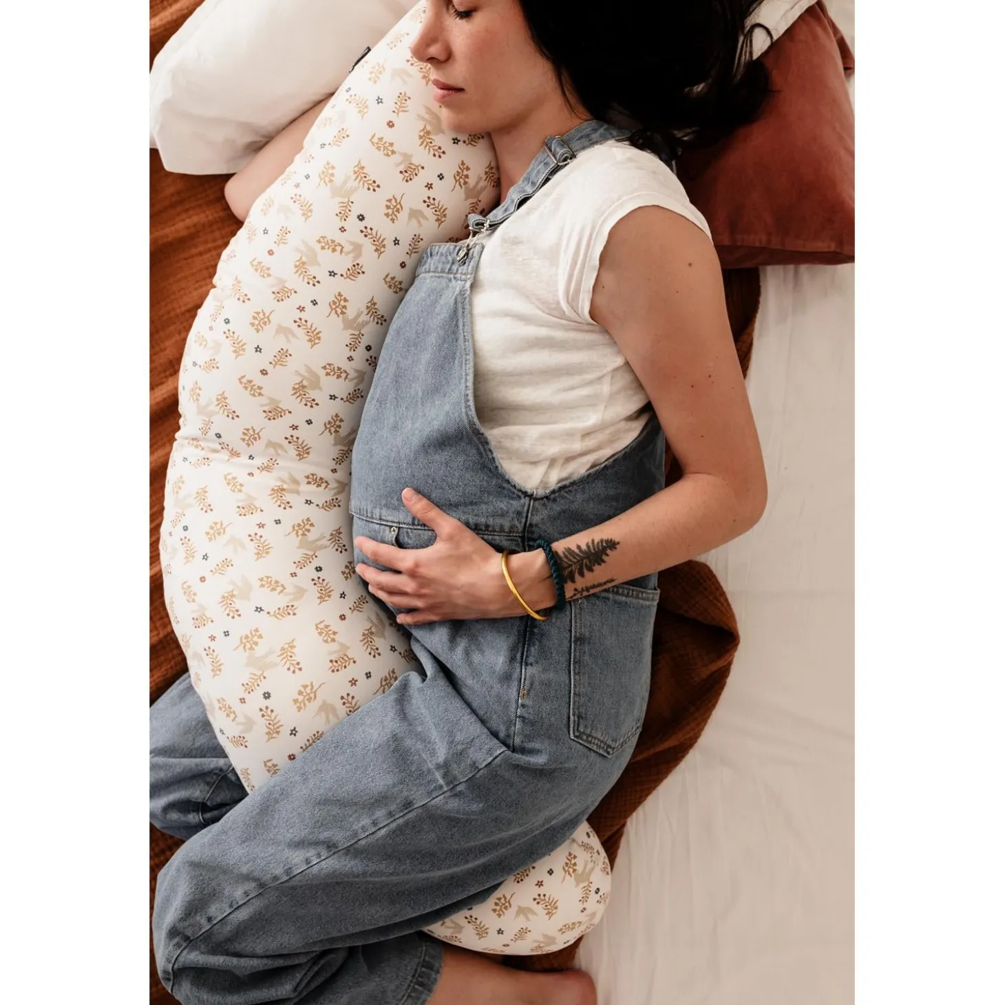 Candide Coussin de maternité Jersey Imprime Colombes