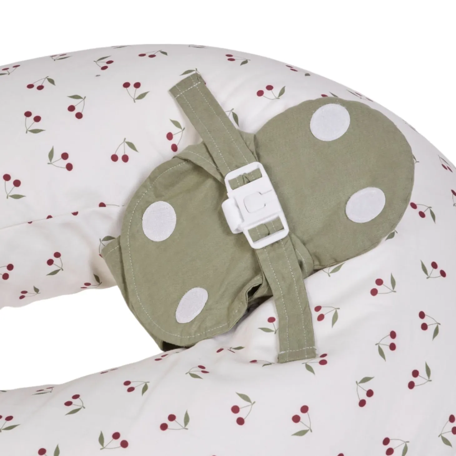 Candide Coussin de maternité multirelax Polyester Coton Imprime Cerises
