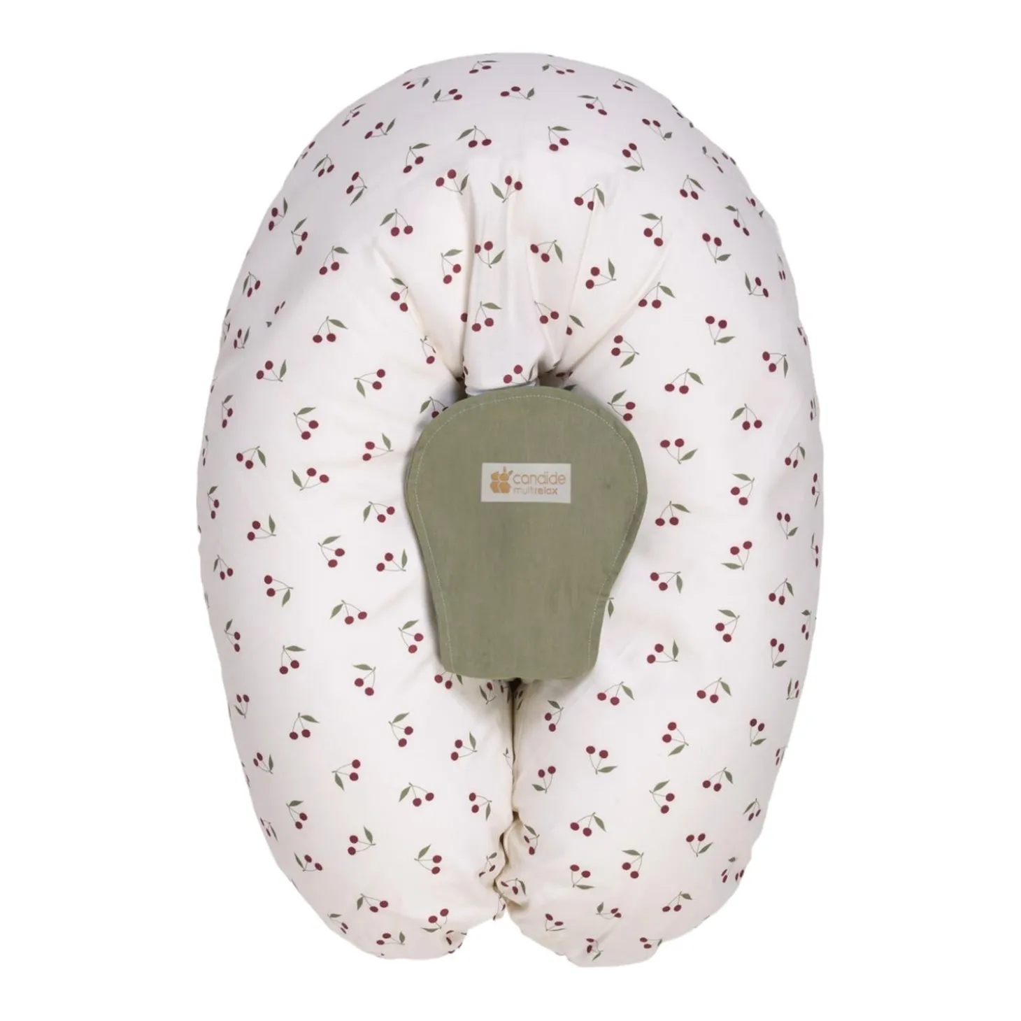 Candide Coussin de maternité multirelax Polyester Coton Imprime Cerises