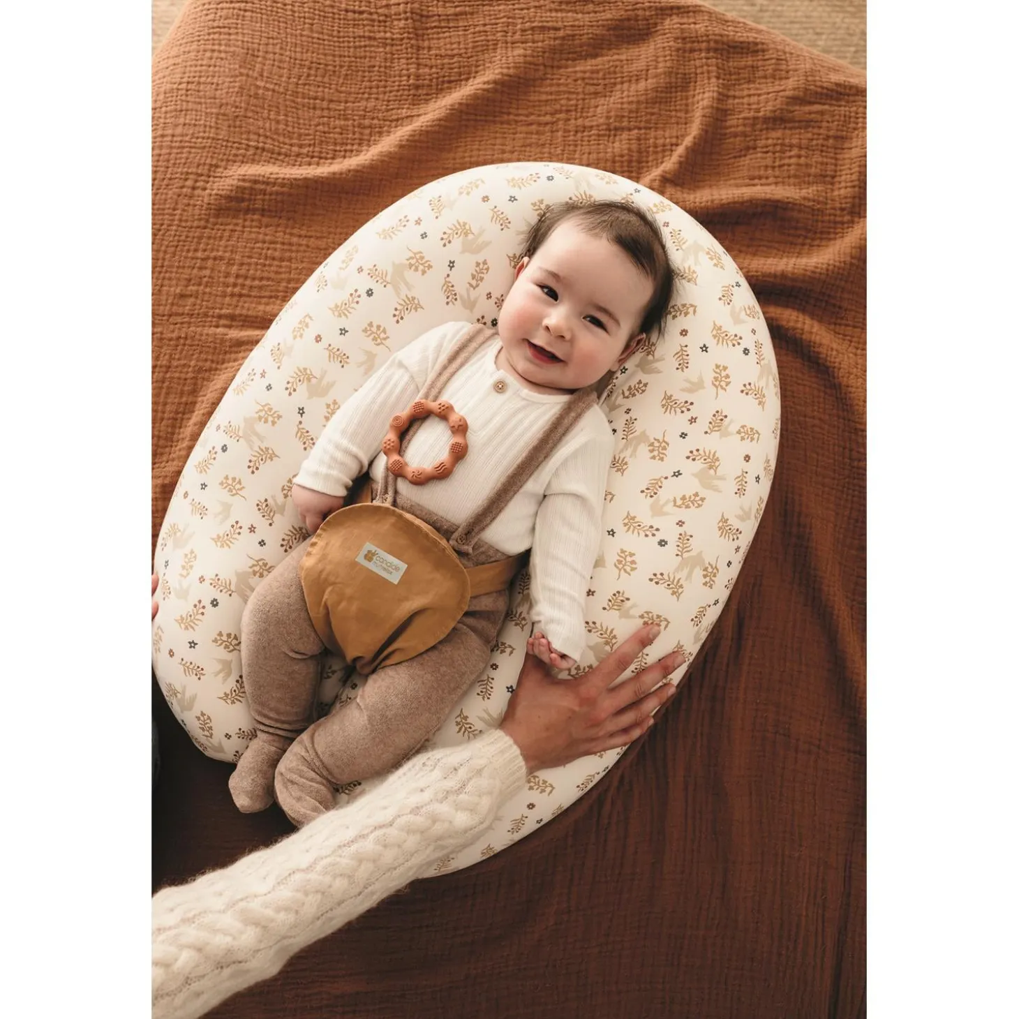 Candide Coussin de maternité multirelax Jersey Imprime Colombes