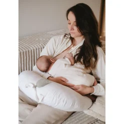Candide Coussin de Maternité Nomade Mini Moon Jersey Grid Beige