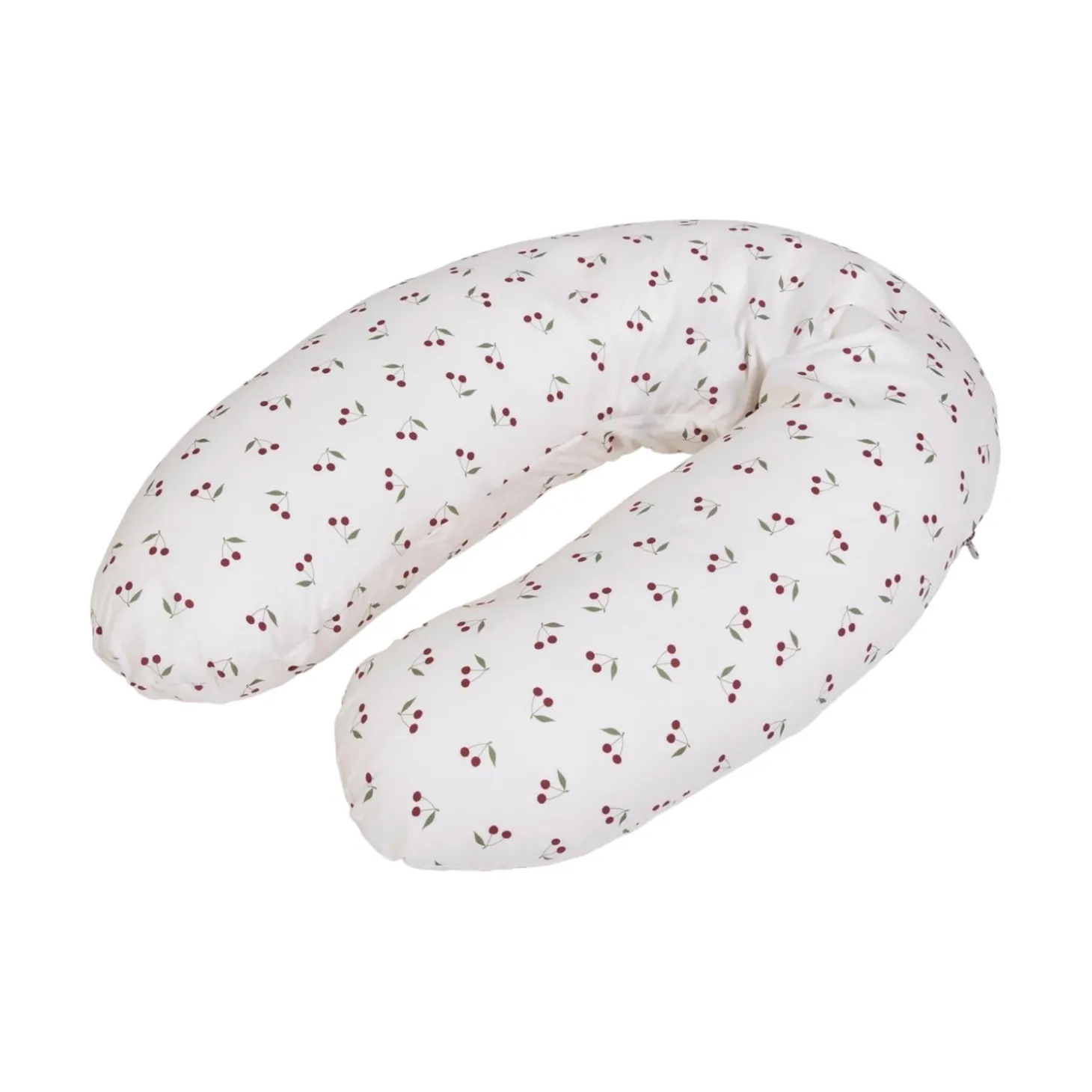 Candide Coussin de maternité Polyester Coton Imprime Cerises