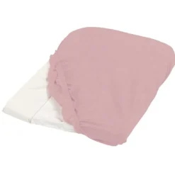 Candide                    Housse de matelas à langer éponge    Vieux Rose