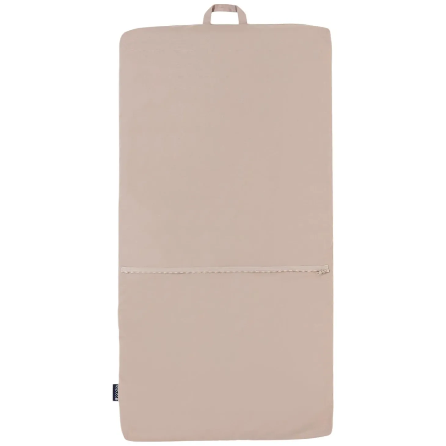 Candide Matelas de Voyage Enroulé Zipé Beige