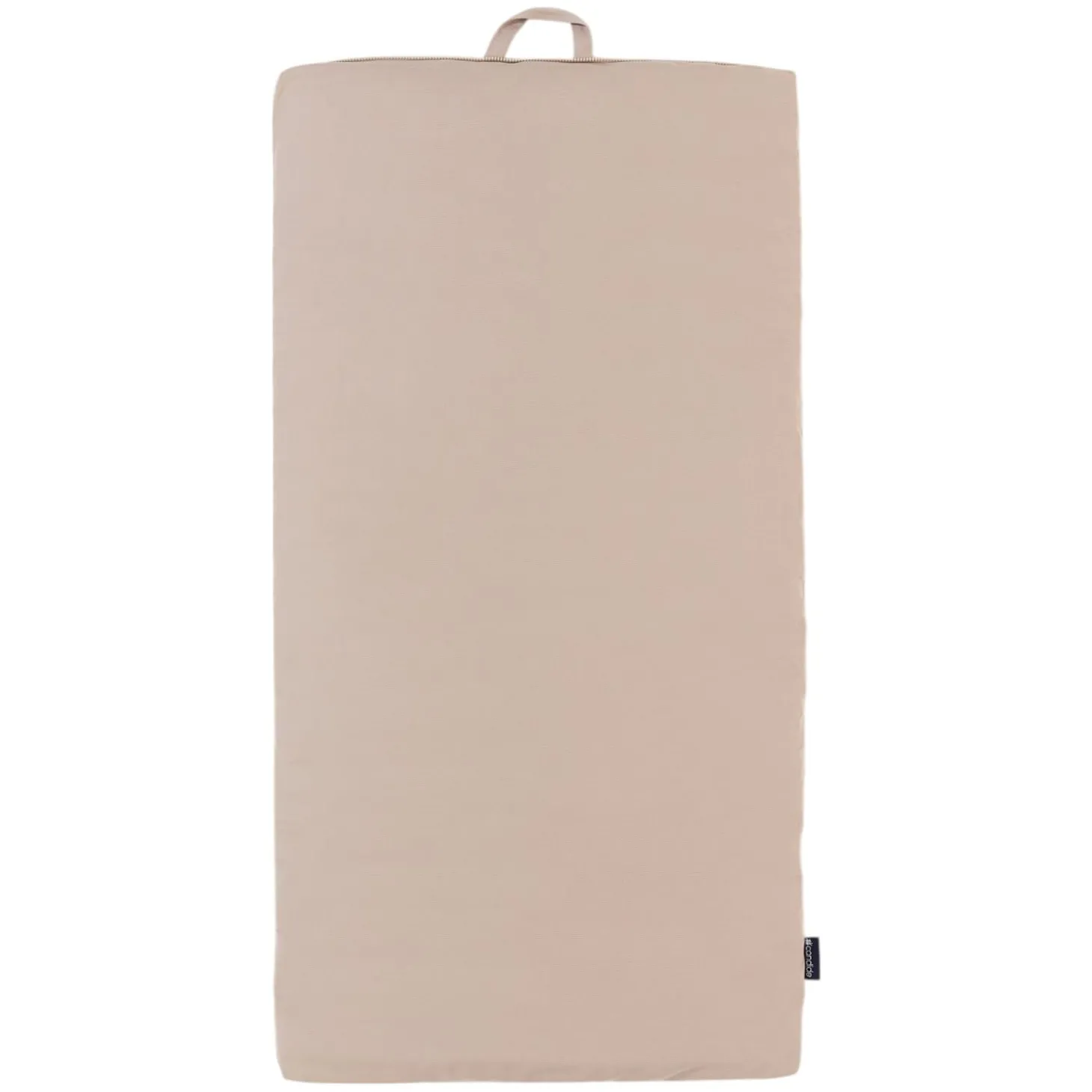 Candide Matelas de Voyage Enroulé Zipé Beige