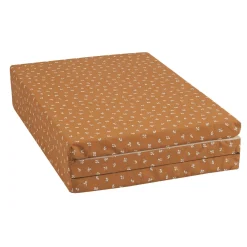 Candide Matelas de voyage pliant 3 parties Camel 60x120 cm