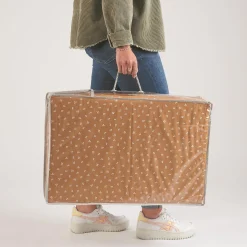 Candide Matelas de voyage pliant 3 parties Camel 60x120 cm