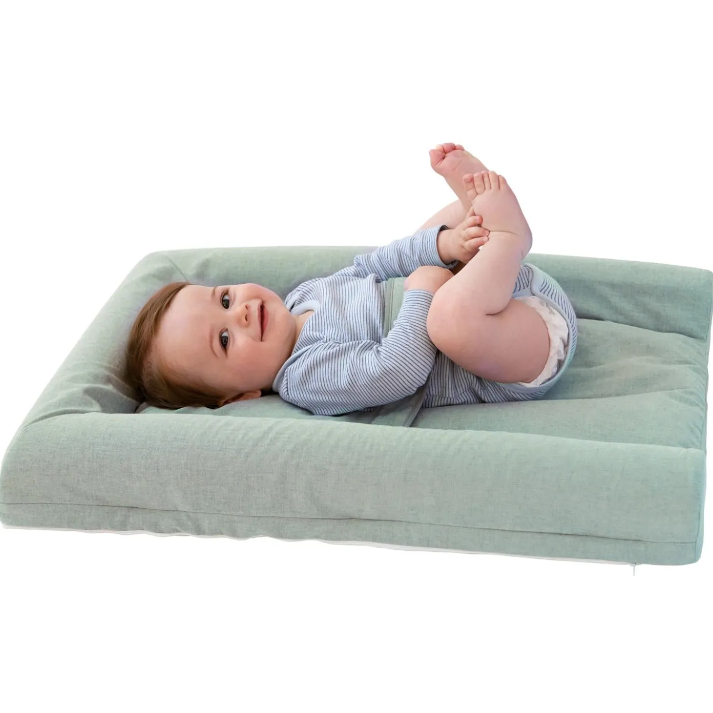 Candide Matelas à langer Mat Confort Kaki 70x50 cm
