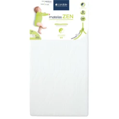 Candide                    Matelas Zen déhoussable    Blanc