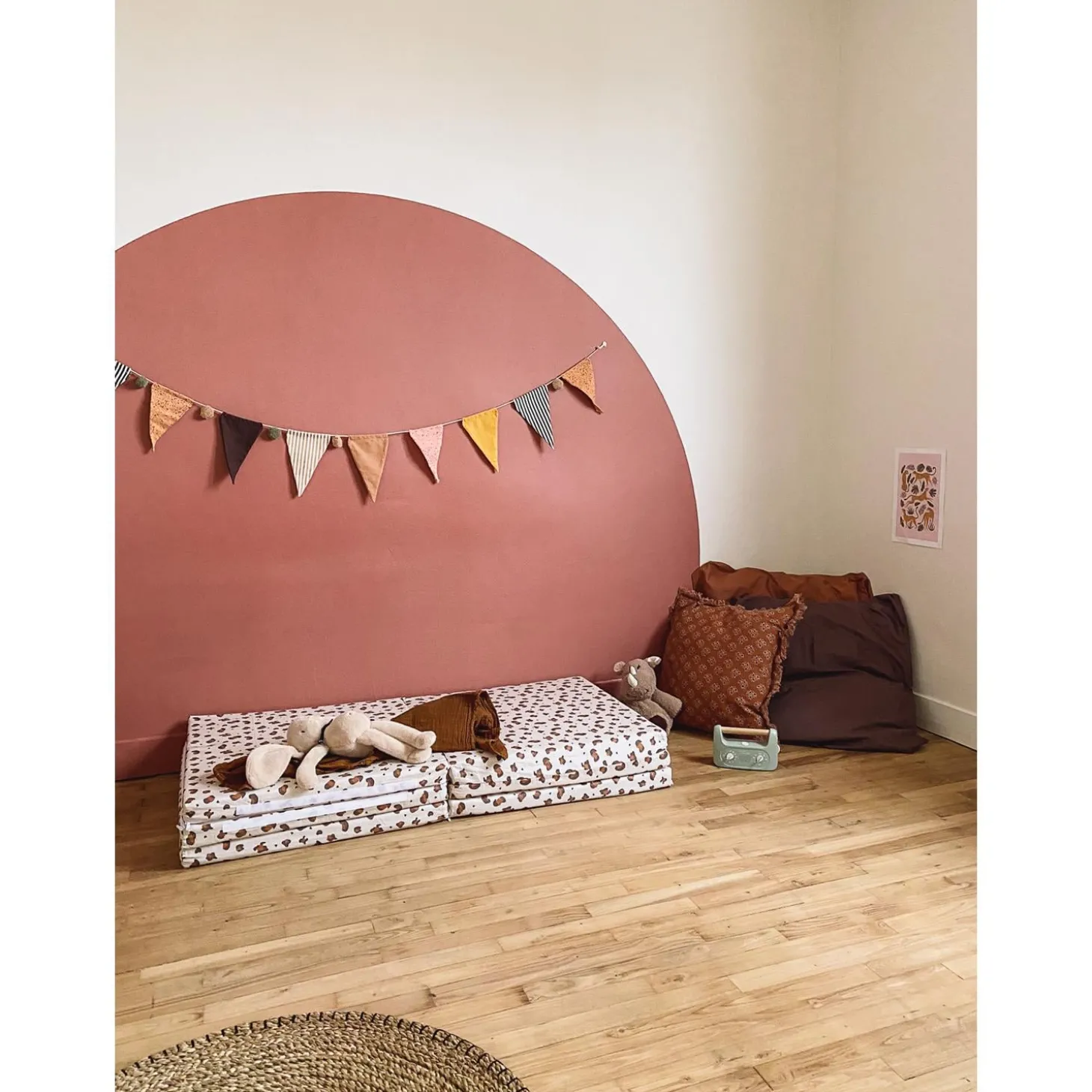 Candide Tapis de motricité Grand modèle Léopard 180x120 cm