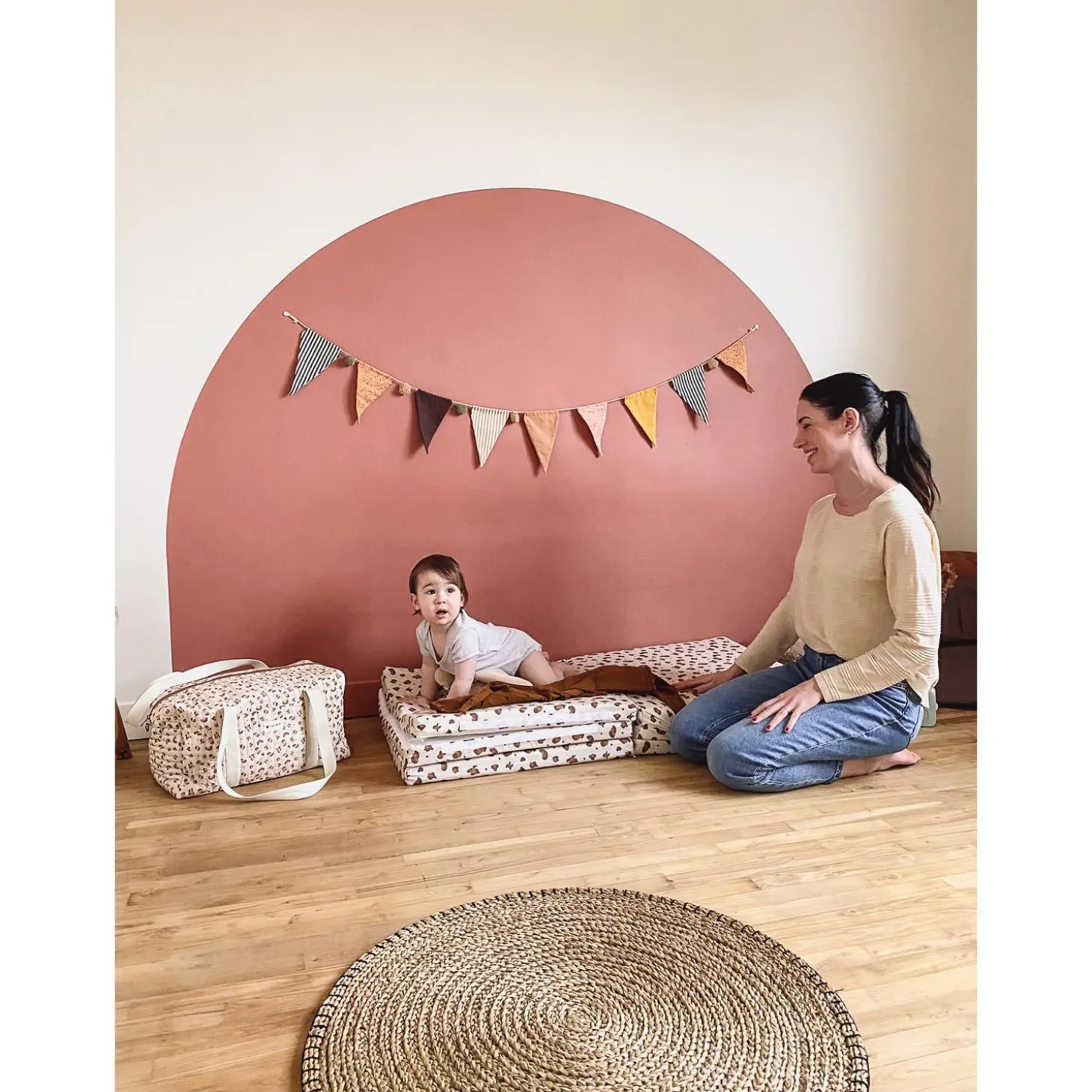 Candide Tapis de motricité Grand modèle Léopard 180x120 cm