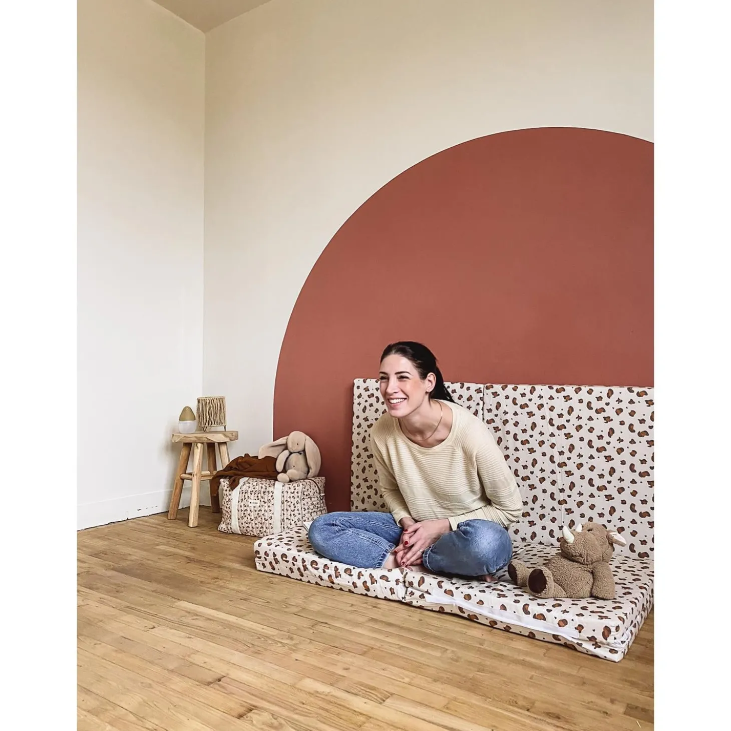 Candide Tapis de motricité Grand modèle Léopard 180x120 cm