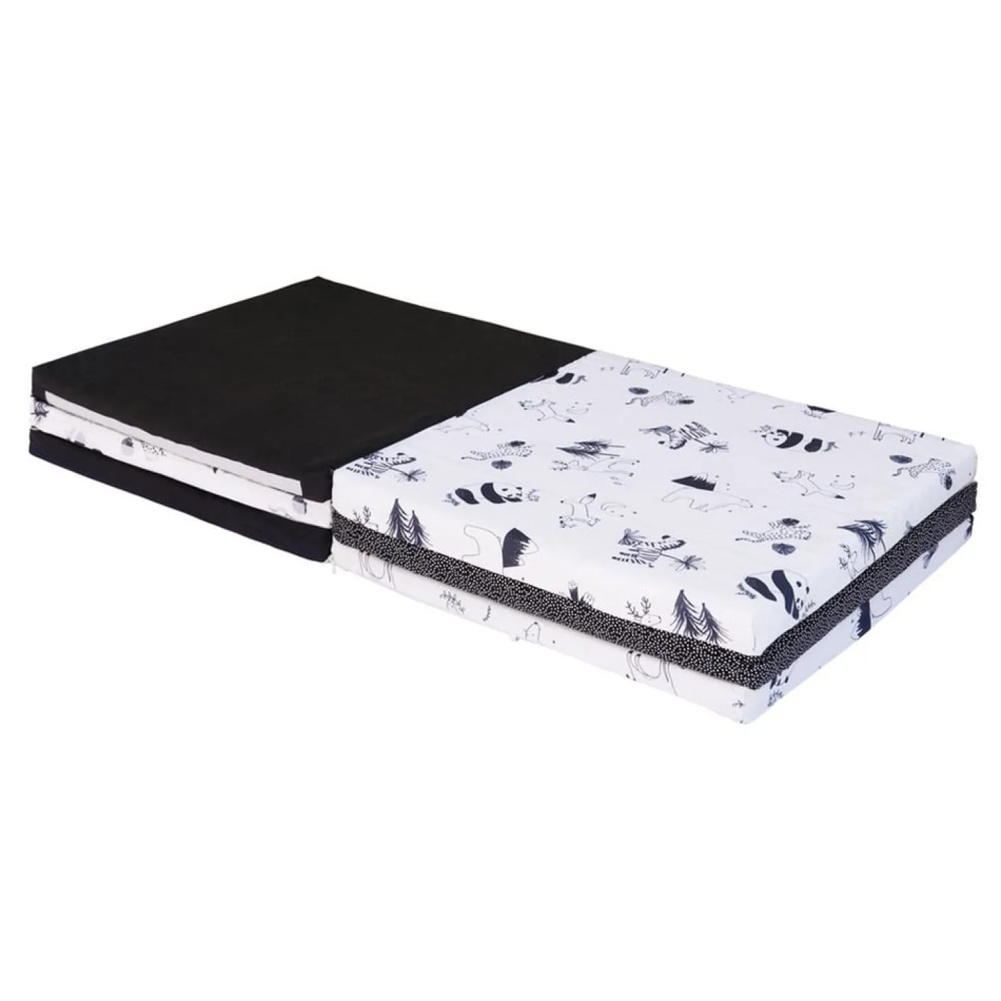 Candide Tapis de motricité Grand modèle Black&White 180x120 cm