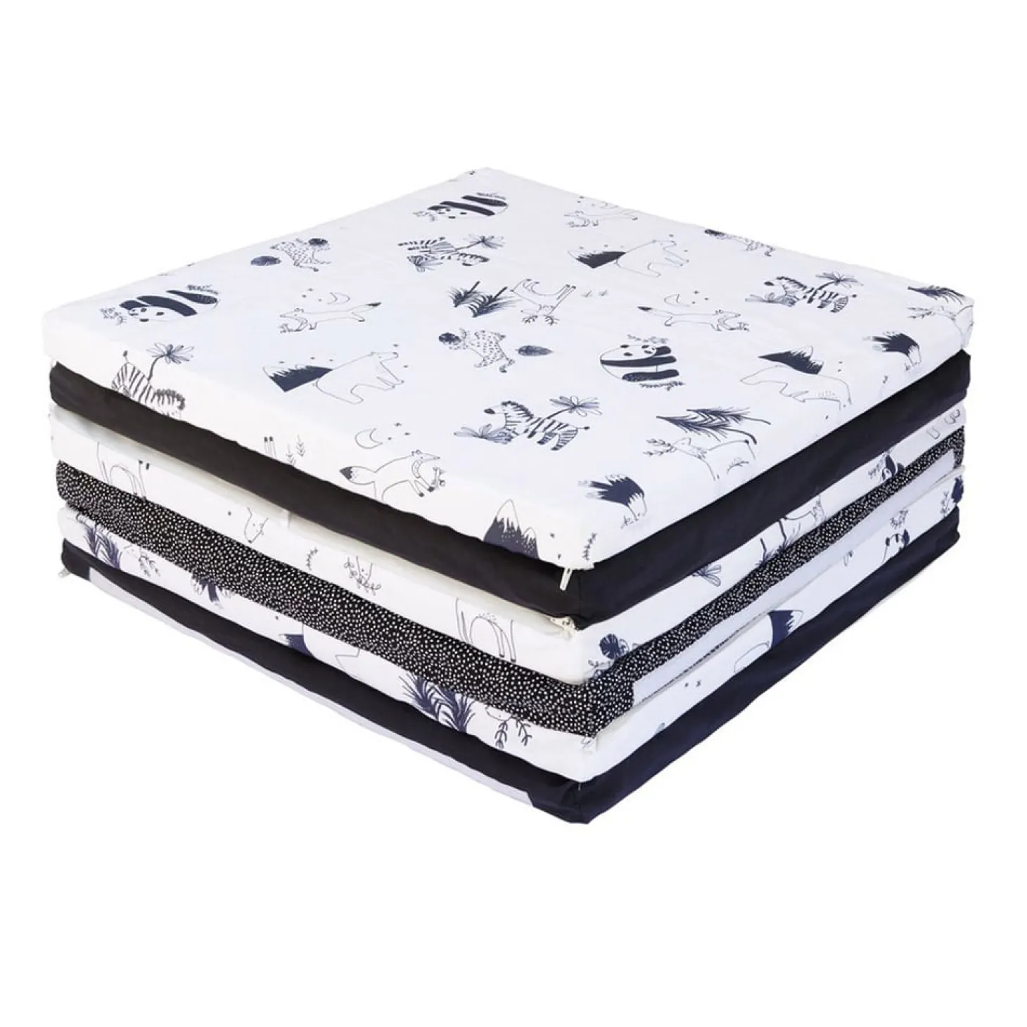 Candide Tapis de motricité Grand modèle Black&White 180x120 cm
