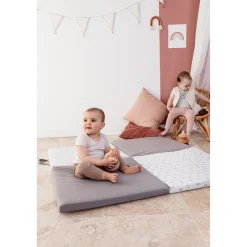 Candide Tapis de motricité Petit modèle Lapins 120x120 cm