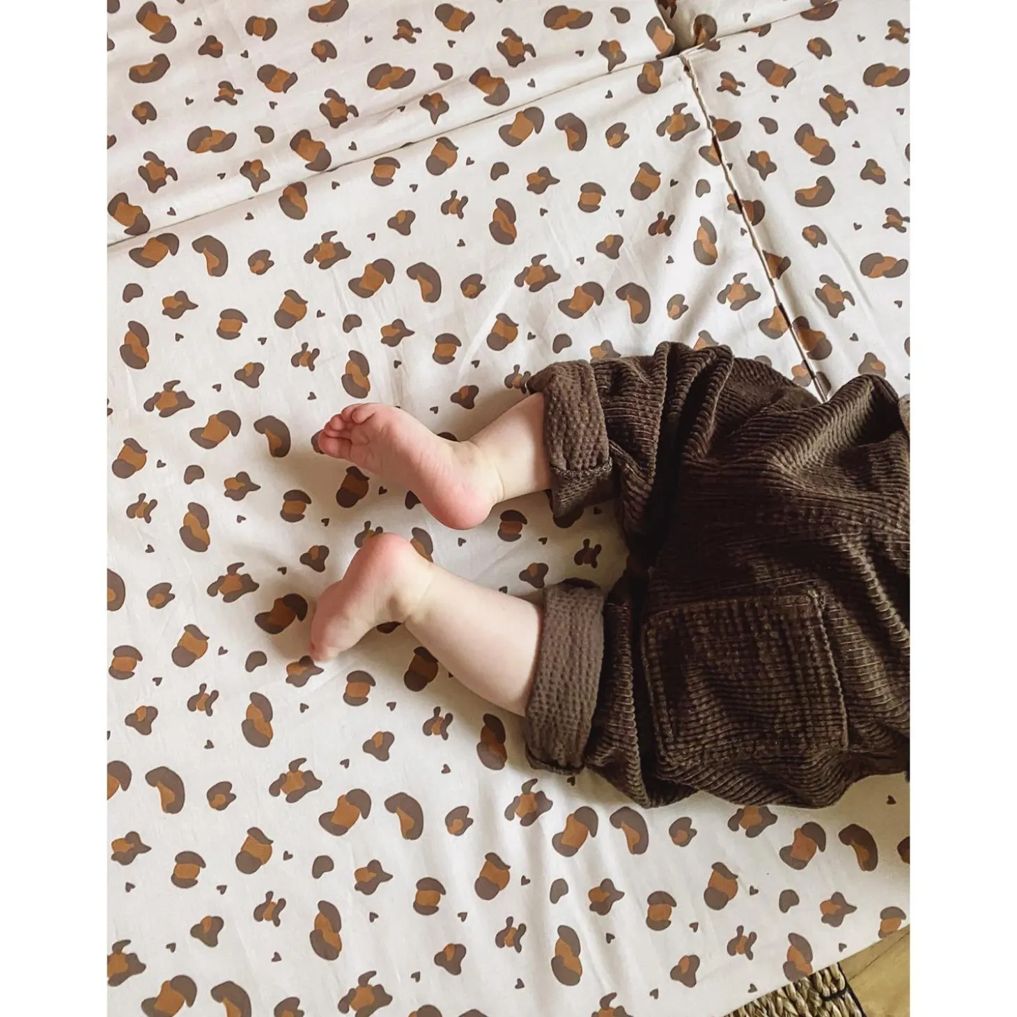Candide Tapis de motricité Petit modèle Léopard 120x120 cm