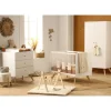 Chambre bébé comlète  Nacréa :  Lit bébé 60x120 cm, Commode  3 tiroirs, Armoire                             de Sauthon