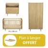 Chambre bébé complète My Love petite commode plan offert                            de Sauthon