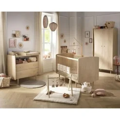Chambre bébé complète My Love petite commode plan offert                            de Sauthon