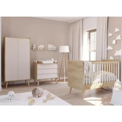 Chambre bébé complète : Vintage fresh lit 60x120 + plan offert                            de Vox