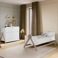 Chambre bébé duo Swing : lit 70x140, commode de Micuna
