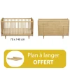 Chambre duo bébé My Love grande commode plan offert                            de Sauthon