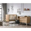Chambre duo Vintage bois blanc lit 70x140 + plan offert                            de Vox