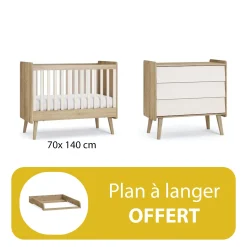 Chambre duo Vintage fresh lit 70x140 + plan offert                            de Vox