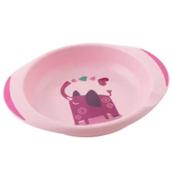 Chicco                    Assiettes plate & creuse décorées - assortiment de coloris    Rose/Vert