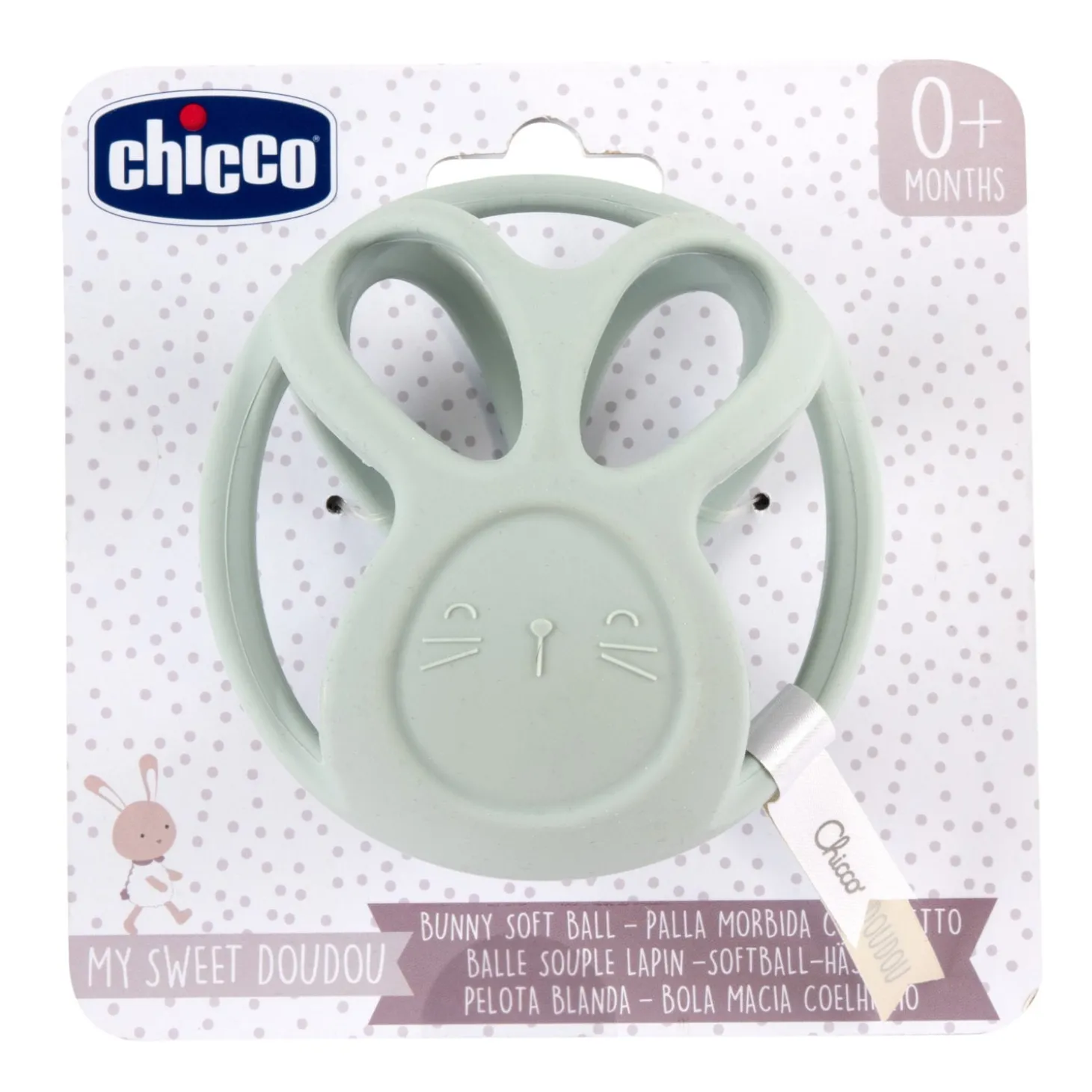 Chicco Balle souple Lapin Multicolore